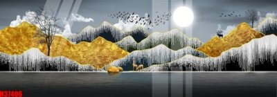 File gốc File tranh gốc in tranh tường nền tổng hợp H37406 (phong cách) tối giản