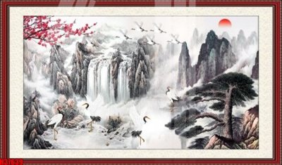 File gốc File tranh gốc in tranh tường nền tổng hợp H37639 (vector) cho in ấn