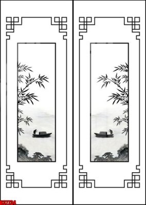 File gốc File tranh gốc in tranh tường nền tổng hợp H37734 (in lụa) cao cấp