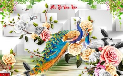 File in mica File tranh gốc in tranh tường nền tổng hợp H37851 (ảnh gốc) đẹp