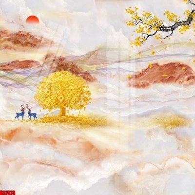 File gốc File tranh gốc in tranh tường nền tổng hợp H37973 (in tráng gương) sang trọng