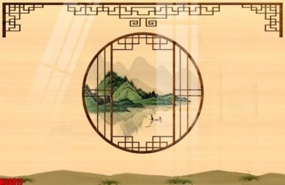 Tải file File tranh gốc in tranh tường nền tổng hợp H38011 (gốc) chủ đề phong thủy