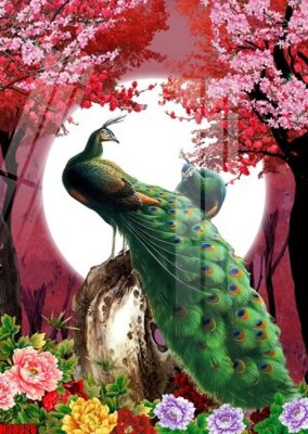 File gốc File tranh gốc in tranh tường nền tổng hợp H38326 (ảnh chi tiết) để in lụa