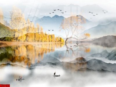 Tải file File tranh gốc in tranh tường nền tổng hợp H38495 (PSD) cho in tranh 3D