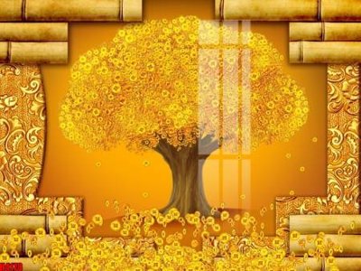 Download file File tranh decor tranh bộ treo tường tổng hợp H4178 (gốc) in mica đèn LED