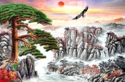 Tải file File tranh decor tranh bộ treo tường tổng hợp H4217 (ảnh gốc) in gạch 3D