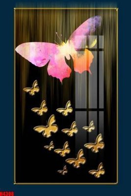 File tranh File tranh decor tranh bộ treo tường tổng hợp H4308 (gốc) in trên kính