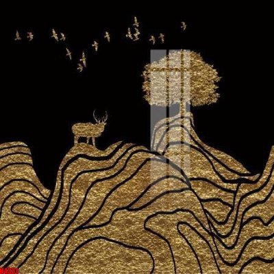 File tranh gốc in trần nhà File tranh decor tranh bộ treo tường tổng hợp H4331 3D