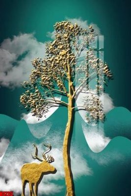 File tranh File tranh decor tranh bộ treo tường tổng hợp H4725 (gốc) chủ đề thiên nhiên