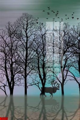 File tranh File tranh decor tranh bộ treo tường tổng hợp H4847 (bản gốc) in lụa 5D