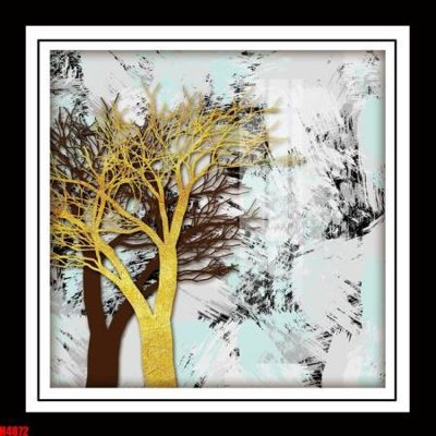 File gốc File tranh decor tranh bộ treo tường tổng hợp H4872 (in tráng gương) nghệ thuật