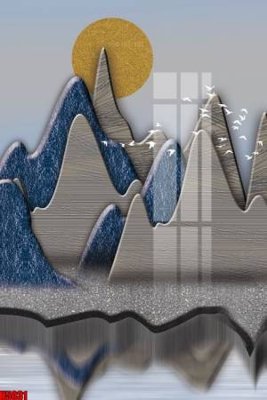 Tải file File tranh decor tranh bộ treo tường tổng hợp H5031 (ảnh gốc) in tranh kính