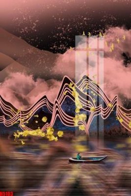 File gốc File tranh decor tranh bộ treo tường tổng hợp H5103 (in ấn) màu sắc trung thực