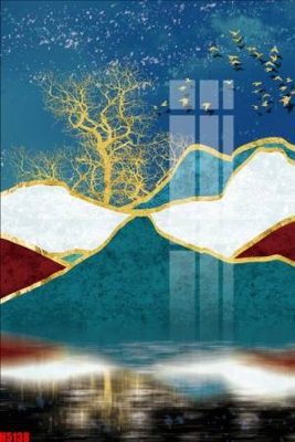 File tranh File tranh decor tranh bộ treo tường tổng hợp H5138 (gốc) chủ đề trừu tượng