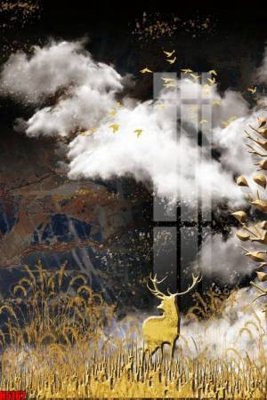 File PSD File tranh decor tranh bộ treo tường tổng hợp H5167 (chất lượng in ấn)