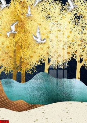 Chi tiết file ảnh File tranh decor tranh bộ treo tường tổng hợp H5550 sắc nét