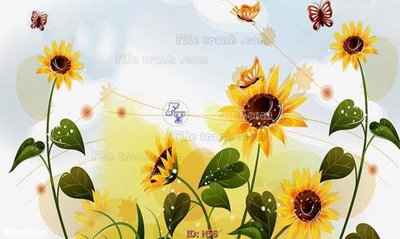 Tải file gốc file tranh hoa H56 (in khổ lớn) quảng cáo