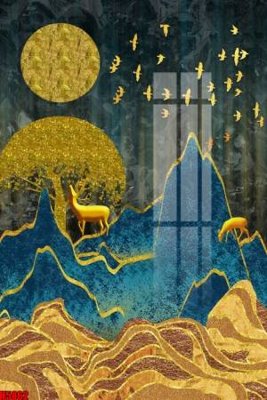 File gốc File tranh decor tranh bộ treo tường tổng hợp H5862 (trang trí) phòng trẻ em