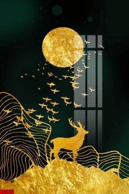 Tải file File tranh decor tranh bộ treo tường tổng hợp H6003 (gốc) làm file tranh quảng cáo