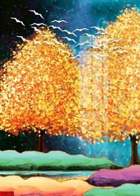 File in trần File tranh decor tranh bộ treo tường tổng hợp H6025 (bản gốc) hoa văn