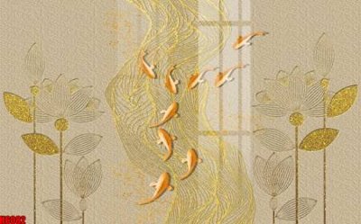 Tải file file tranh nền tường thủy mặc tổng hợp H6082 (gốc) làm file in ấn