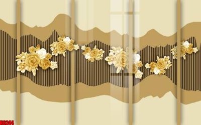 Tải file file tranh nền tường thủy mặc tổng hợp H6244 (ảnh gốc) in tráng gương