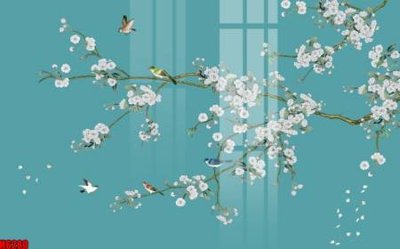 File gốc file tranh nền tường thủy mặc tổng hợp H6280 (PNG) chất lượng cao