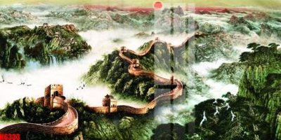 File gốc file tranh nền tường thủy mặc tổng hợp H6333 (thiết kế) độc quyền