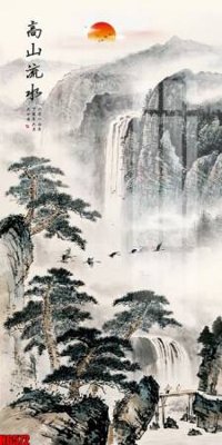 File in lụa file tranh nền tường thủy mặc tổng hợp H6572 (tân cổ điển) file tranh nền tường thủy mặc tổng hợp H6572