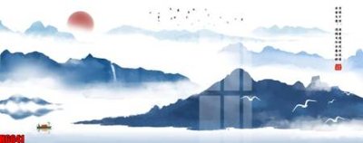 Tải về file tranh gốc file tranh nền tường thủy mặc tổng hợp H6641 (để in quảng cáo)