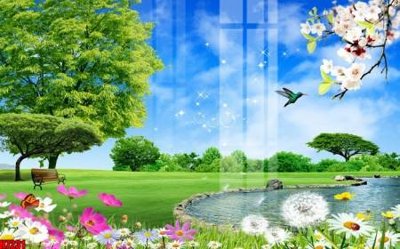 Hình ảnh file gốc in trần nhà File tranh gốc in tranh tường nền tổng hợp H7231