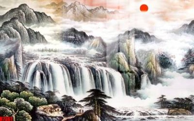 Download file tranh File tranh gốc in tranh tường nền tổng hợp H7361 (file gốc PSD)