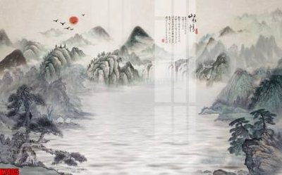 File gốc File tranh gốc in tranh tường nền tổng hợp H7405 (thiết kế) độc quyền