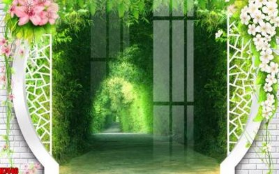 File gốc File tranh gốc in tranh tường nền tổng hợp H7446 (in lụa) hoa văn cổ điển