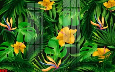 File gốc File tranh gốc tổng hợp tranh nền tường đẹp H7612 (in 3D) cho trang trí