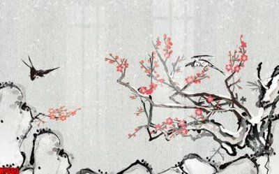 File gốc File tranh gốc tổng hợp tranh nền tường đẹp H7663 (chuẩn CMYK) cho nhà in