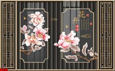 Tải file File tranh gốc tổng hợp tranh nền tường đẹp H7858 (gốc) chủ đề phong thủy