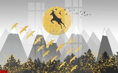 File tranh File tranh gốc tổng hợp tranh nền tường đẹp H7912 (gốc) in backlit film