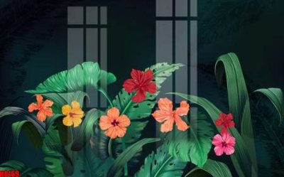 File tranh PSD File tranh gốc tổng hợp tranh nền tường đẹp H8169 chất lượng cao