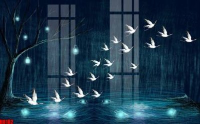 Tải về hình ảnh gốc File tranh gốc tổng hợp tranh nền tường đẹp H8182 sắc nét