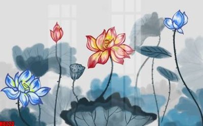 Hình ảnh gốc File tranh gốc tổng hợp tranh nền tường đẹp H8223 (để in khổ lớn)