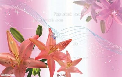File tranh gốc file tranh hoa H85 (bản quyền) độc đáo