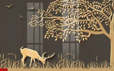 Tải file File tranh gốc tổng hợp tranh nền tường đẹp H8723 (PSD) cho in ấn quảng cáo