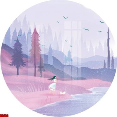 File tranh PSD File tranh gốc tổng hợp tranh nền tường đẹp H8966 chất lượng cao