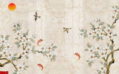 File gốc File tranh gốc tổng hợp tranh nền tường đẹp H9042 (thiết kế) cho in ấn