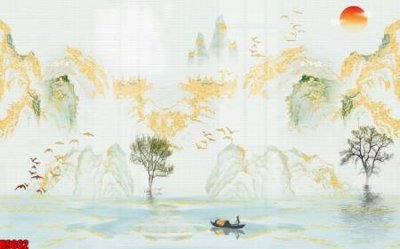 File tranh gốc in trần nhà File tranh gốc tổng hợp tranh nền tường đẹp H9062 3D