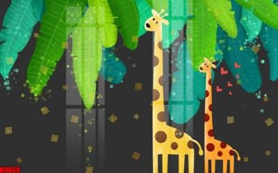 Tải file gốc File tranh gốc tổng hợp tranh nền tường đẹp H9069 (bản PSD) còn layer