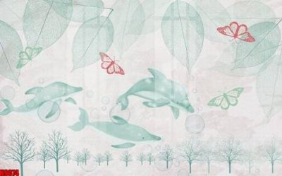 File in trần File tranh gốc tổng hợp tranh nền tường đẹp H9074 (bản gốc 3D) sống động