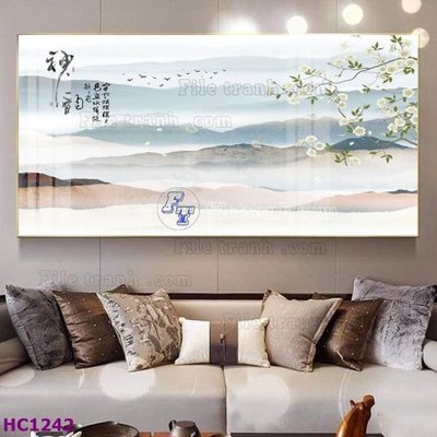 File gốc File tranh hoa và chim tối giản trung quốc HC1242 (AI/EPS) cho in ấn