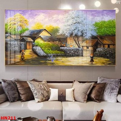 Tải file gốc File tranh phố cổ hà nội xưa HN211 dùng cho in ấn